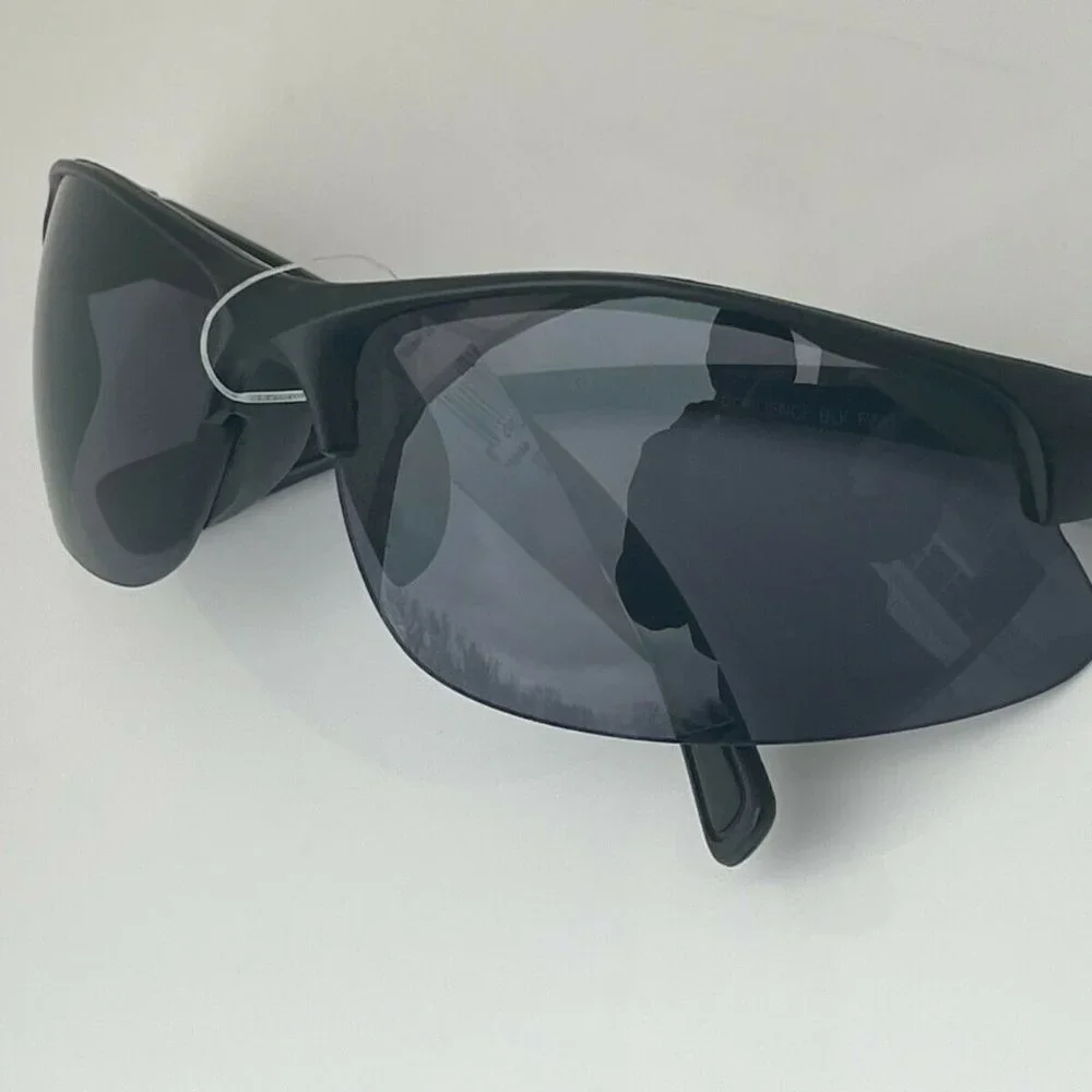 FWG Men Sunglasses Black Wrap Eye Wear UV protection RESILIENCE NS0917 Shades
